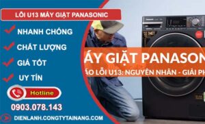 nguyên nhân lỗi u13 máy giặt panasonic