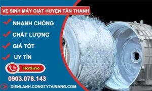 thợ vệ sinh máy giặt huyện tân thạnh