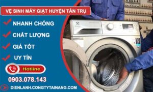 thợ vệ sinh máy giặt huyện tân trụ