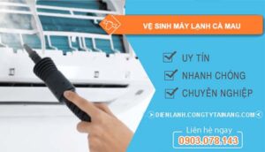 thợ vệ sinh máy lạnh cà mau