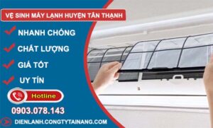 thợ vệ sinh máy lạnh huyện tân thạnh