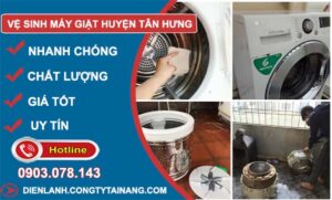 vệ sinh máy giặt tân hưng