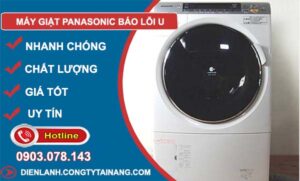 nguyên nhân máy giặt panasonic báo lỗi u