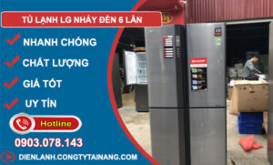 nguyên nhân tủ lạnh LG nháy đèn 6 lần