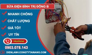 sửa điện bình trị đông b