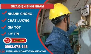 sửa điện tại bình nhâm