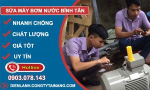 sửa máy bơm nước Bình Tân