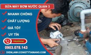 sửa máy bơm nước Quận 3