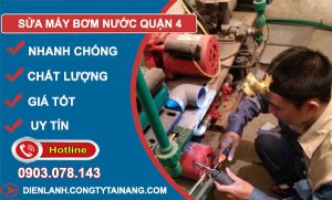 sửa máy bơm nước Quận 4