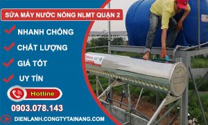 Sửa Máy Nước Nóng Năng Lượng Mặt Trời Quận 2