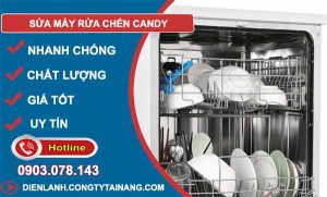 Sửa máy rửa chén Candy tận nhà