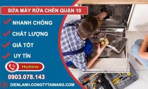 sửa máy rửa chén Quận 10
