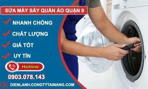sửa máy sấy quần áo Quận 9