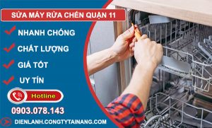thợ sửa máy rửa chén quận 11