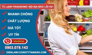 nguyên nhân tủ lạnh panasonic nội địa báo lỗi h21