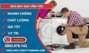 thợ sửa máy giặt vĩnh yên