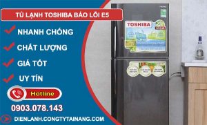 khắc phục tủ lạnh toshiba báo lỗi e5