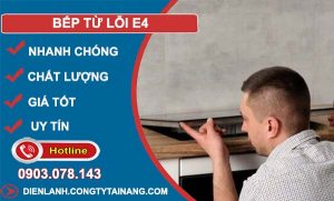 nguyên nhân bếp từ lỗi e4
