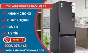 nguyên nhân tủ lạnh toshiba báo lỗi ef