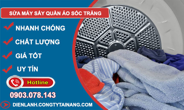 Sửa Máy Sấy Quần Áo Sóc Trăng