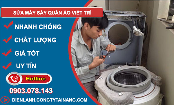 Sửa Máy Sấy Quần Áo Tại Việt Trì