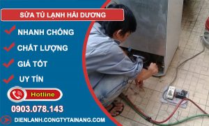 sửa tủ lạnh hải dương