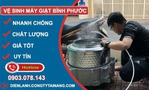 Vệ Sinh Máy Giặt Tại Bình Phước