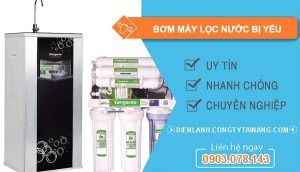 khắc phục bơm máy lọc nước bị yếu
