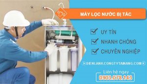 khắc phục máy lọc nước bị tắc