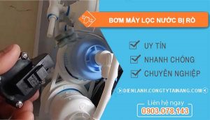 nguyên nhân bơm máy lọc nước bị rò