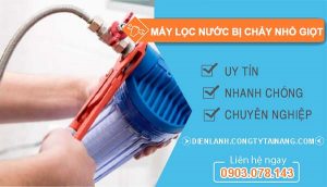 nguyên nhân máy lọc nước bị chảy nhỏ giọt