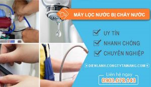 nguyên nhân máy lọc nước bị chảy nước