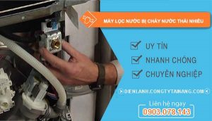 nguyên nhân máy lọc nước bị chảy nước thải nhiều