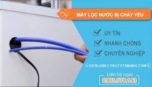 nguyên nhân máy lọc nước bị chảy yếu