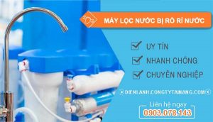nguyên nhân máy lọc nước bị rò rỉ nước