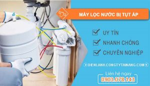 nguyên nhân máy lọc nước bị tụt áp