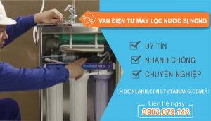 nguyên nhân van điện từ máy lọc nước bị nóng