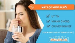 thợ máy lọc nước bị hơi