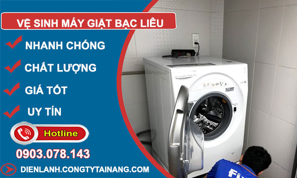 thợ Vệ Sinh Máy Giặt Bạc Liêu