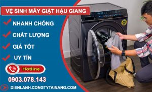 thợ vệ sinh máy giặt hậu giang