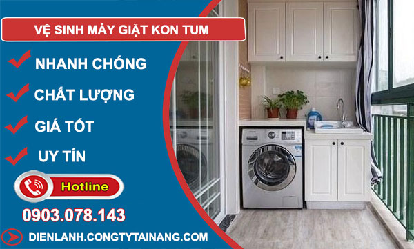 thợ Vệ Sinh Máy Giặt Kon Tum