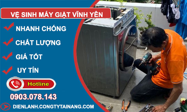 thợ Vệ Sinh Máy Giặt Vĩnh Yên