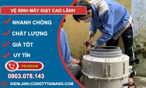 Vệ Sinh Máy Giặt Cao Lãnh