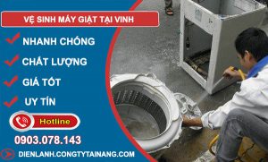 Vệ Sinh Máy Giặt Tại Vinh