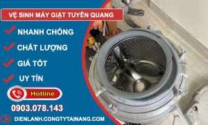 Vệ Sinh Máy Giặt Tuyên Quang