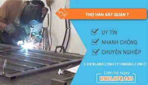cần thợ hàn sắt quận 7