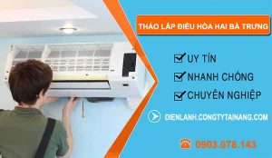 dịch vụ tháo lắp điều hòa hai bà trưng