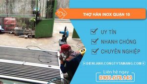 dịch vụ thợ hàn inox quận 10