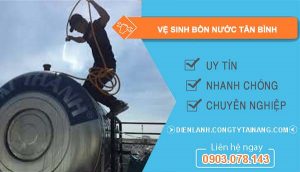 dịch vụ vệ sinh bồn nước tân bình