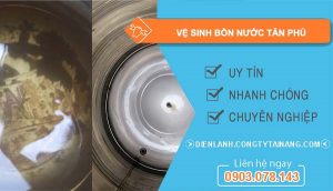 dịch vụ vệ sinh bồn nước tân phú